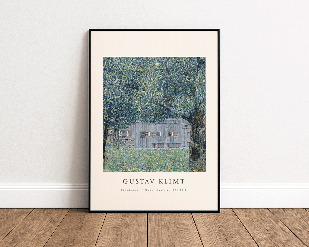 Farmhouse in Upper Austria – Gustav Klimt Art Print
