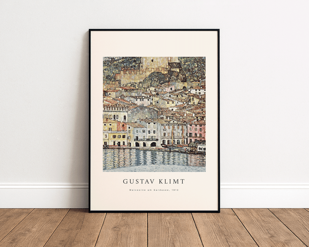 Malcesine am Gardasee – Gustav Klimt Art Print