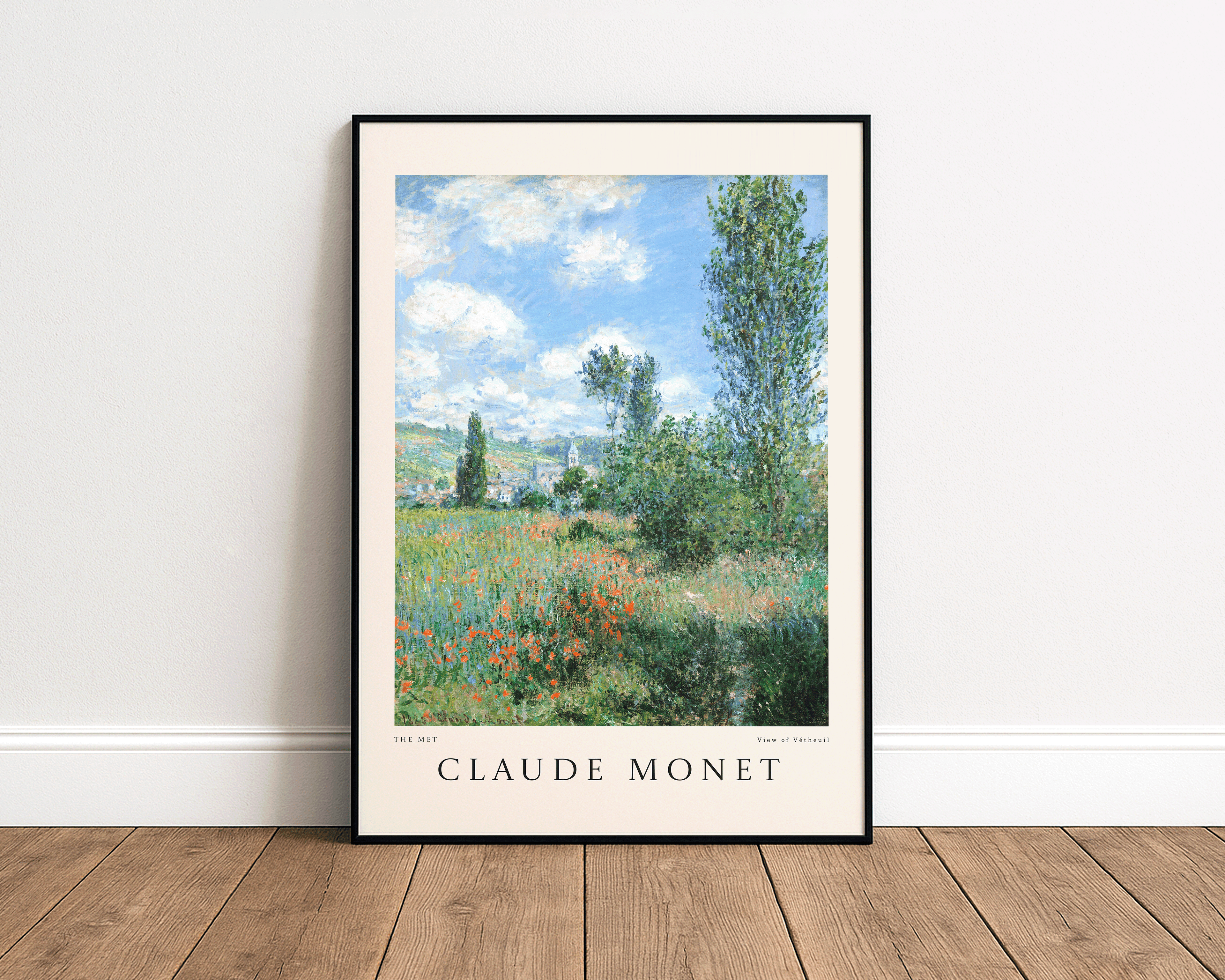 View of Vétheuil – Claude Monet Art Print