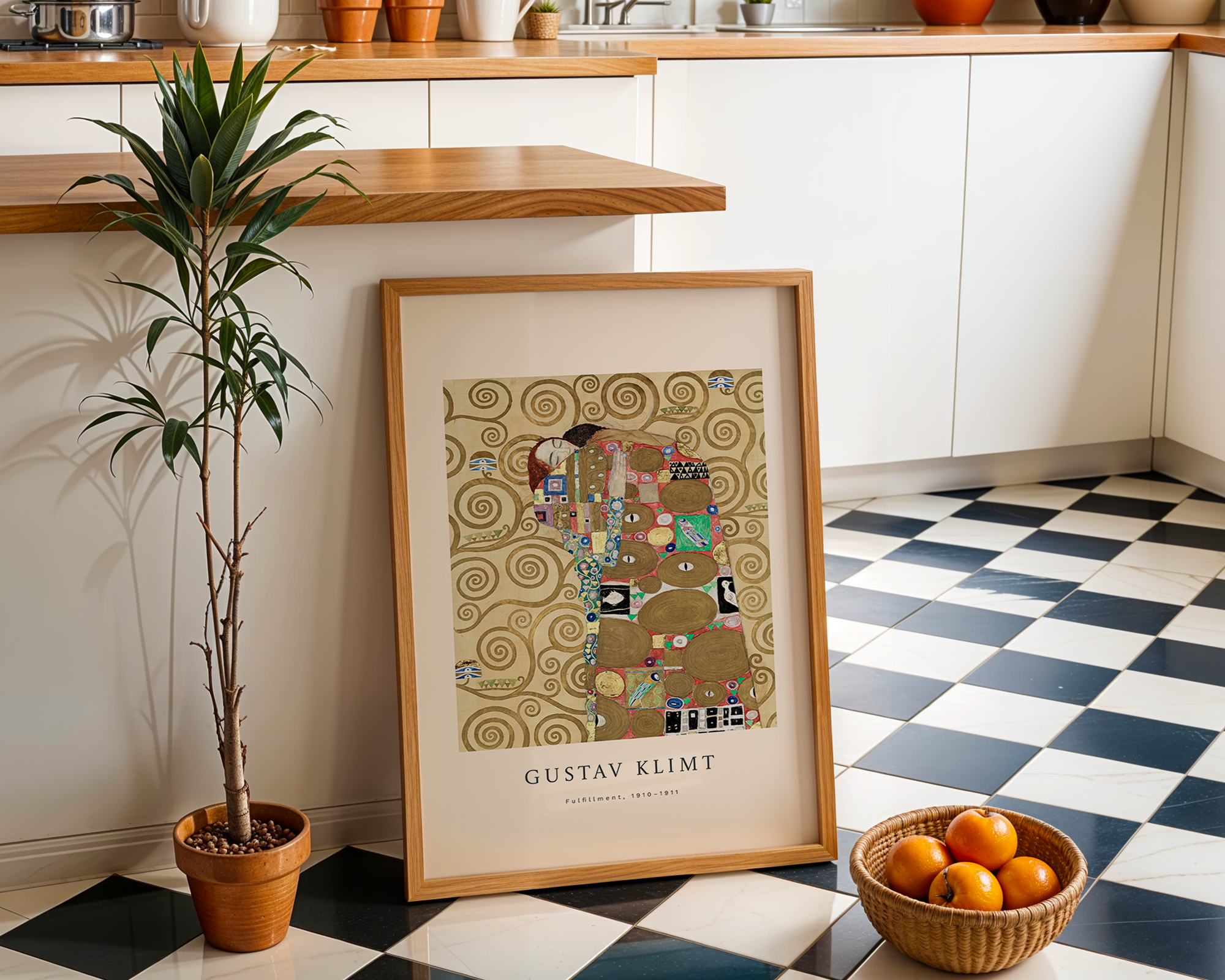 Fulfillment – Gustav Klimt Art Print