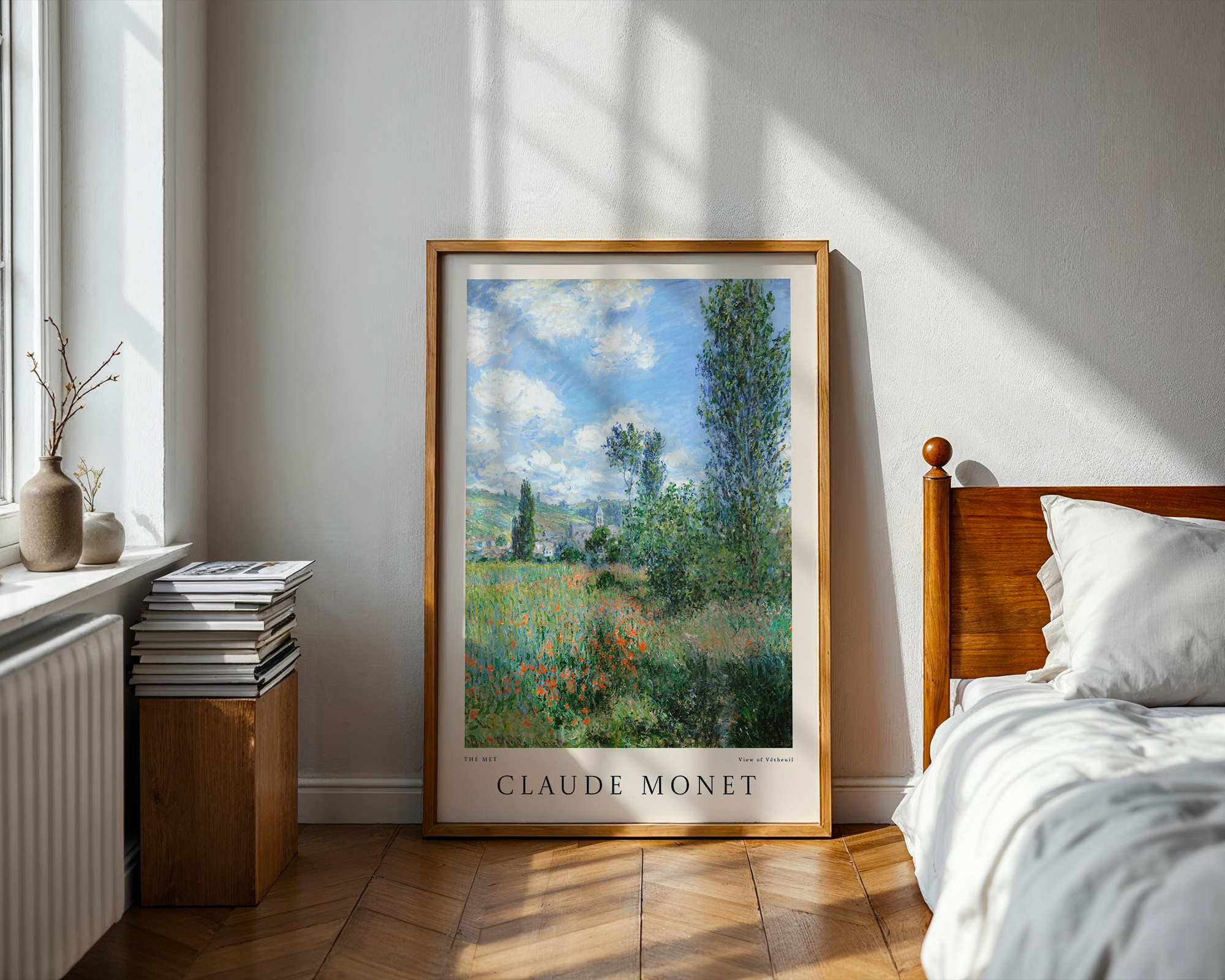 View of Vétheuil – Claude Monet Art Print