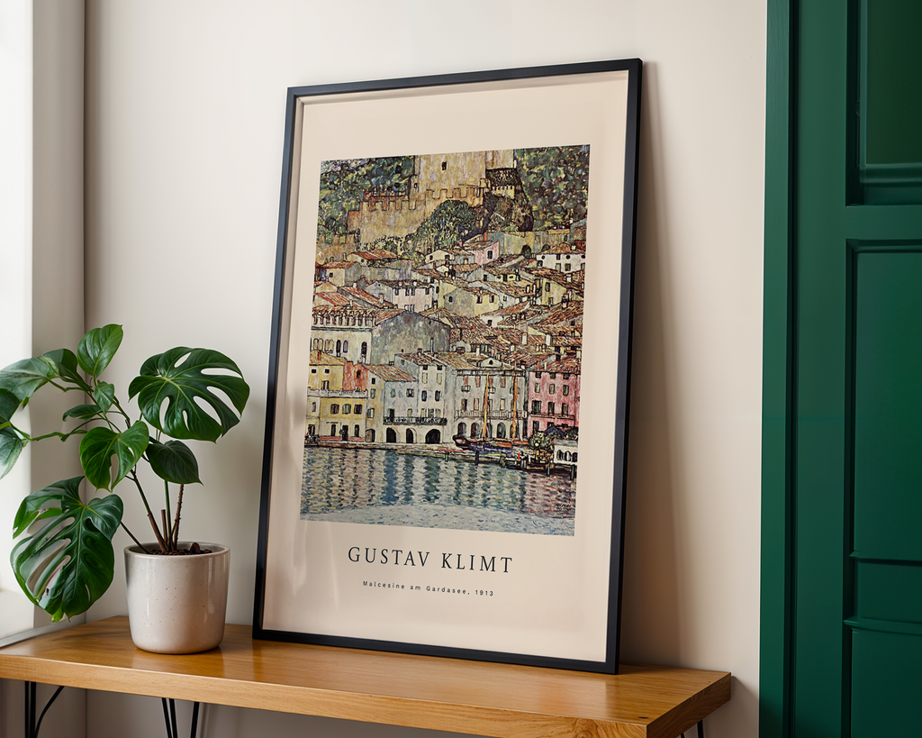 Malcesine am Gardasee – Gustav Klimt Art Print