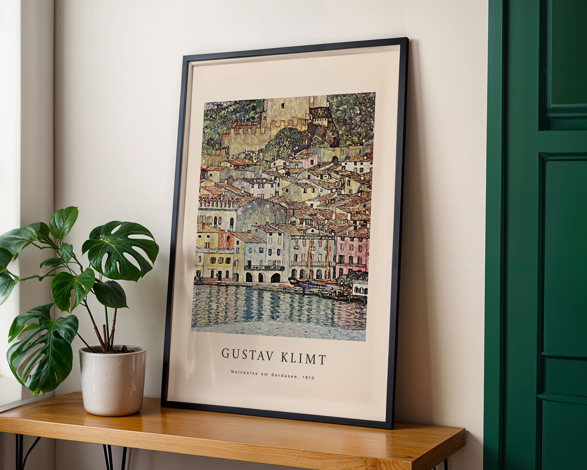 Malcesine am Gardasee – Gustav Klimt Art Print