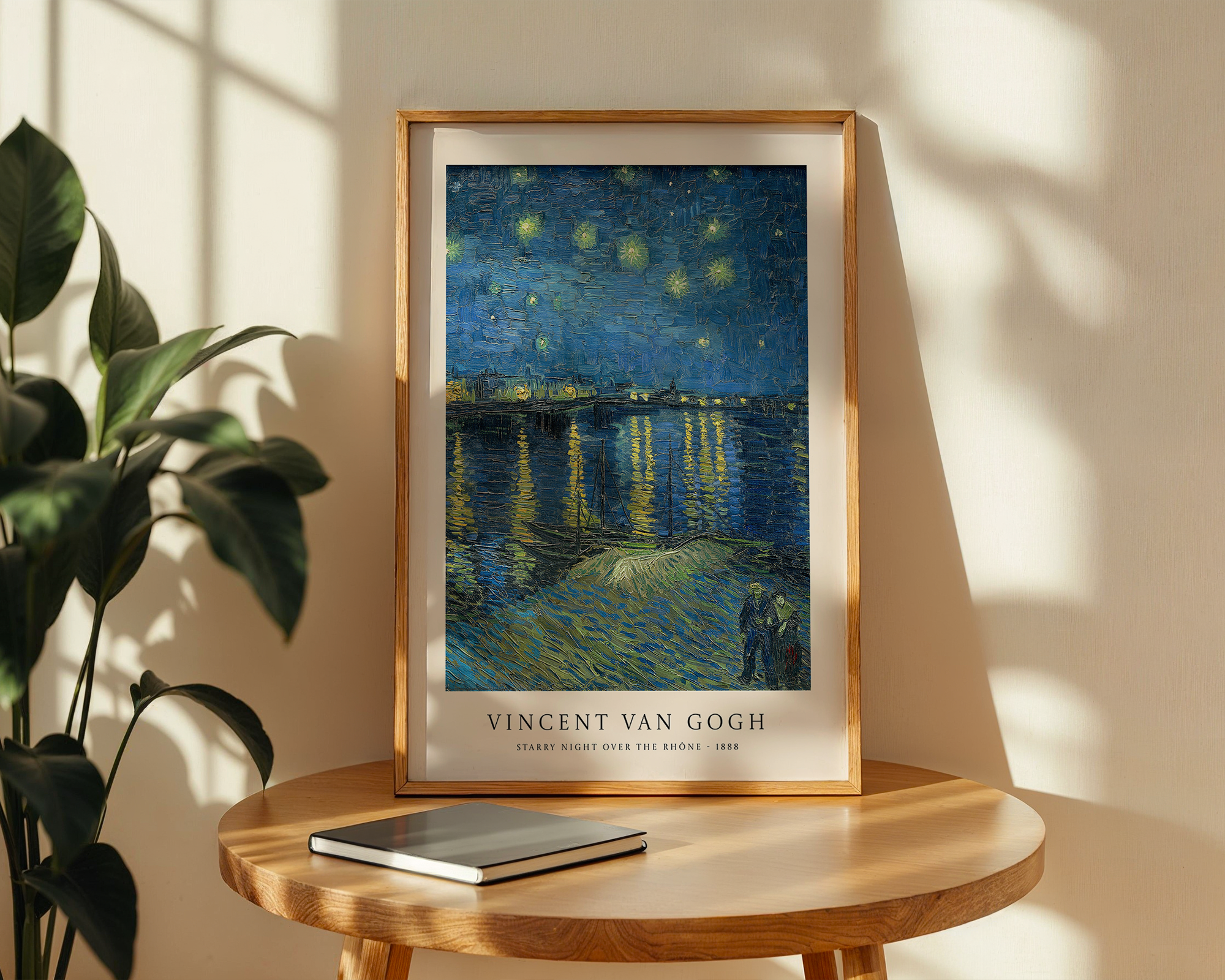 Starry Night Over the Rhône 1888 – Vincent van Gogh Art Print