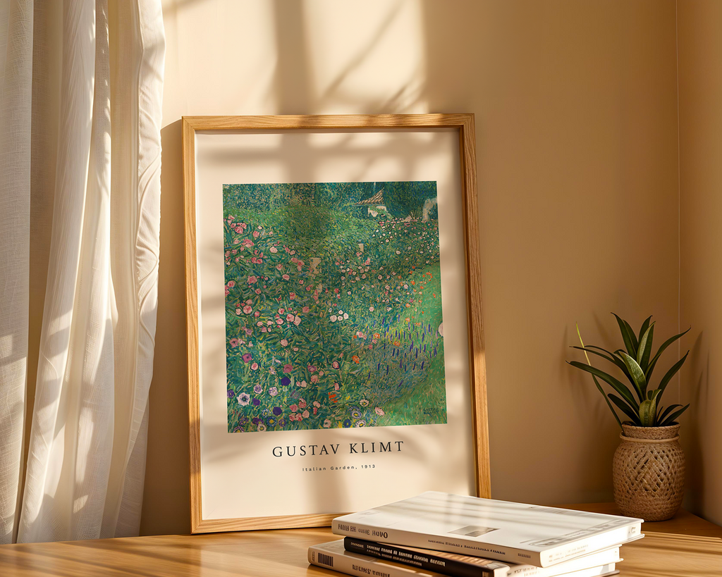 Italian Garden – Gustav Klimt Art Print
