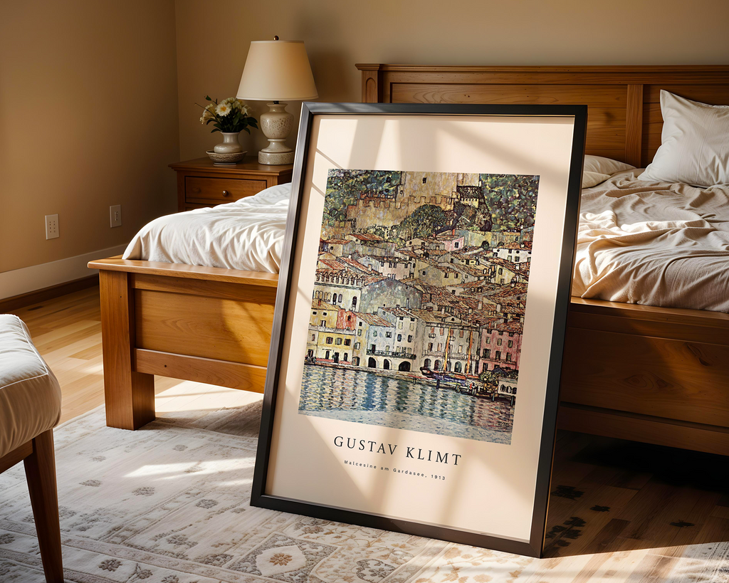 Malcesine am Gardasee – Gustav Klimt Art Print