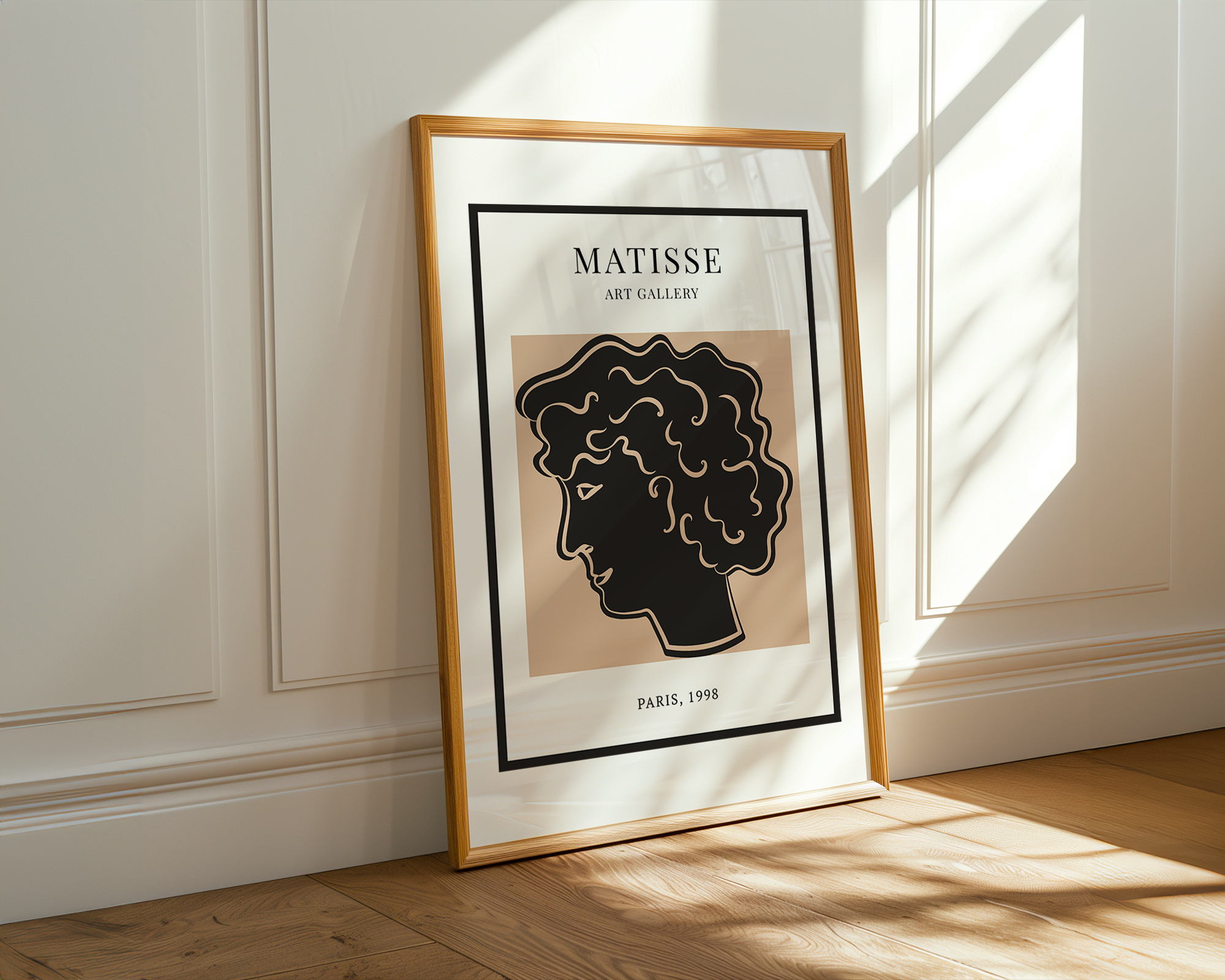 Profile of a Woman – Matisse-Inspired Modern Art Print