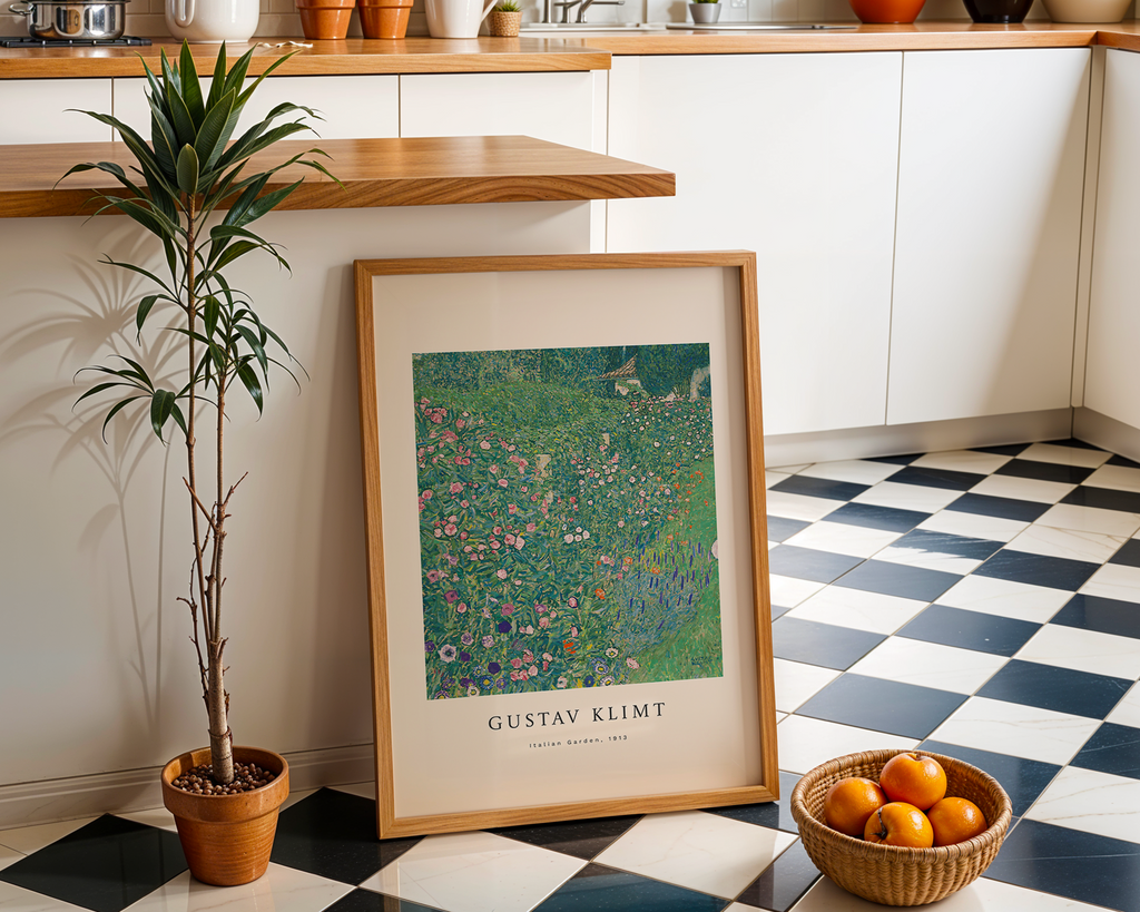 Italian Garden – Gustav Klimt Art Print