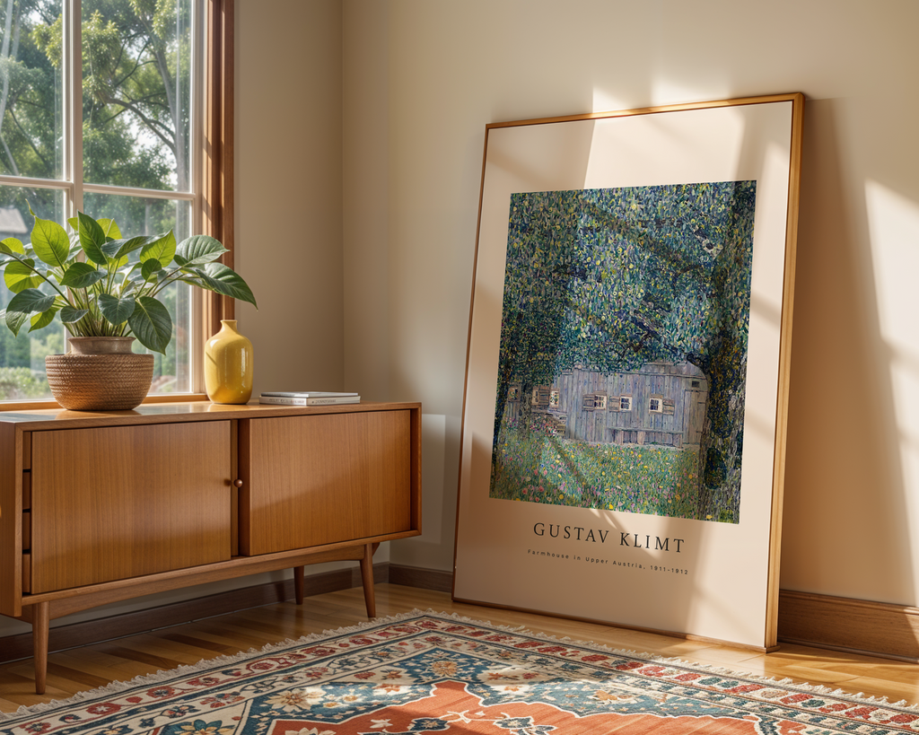 Farmhouse in Upper Austria – Gustav Klimt Art Print
