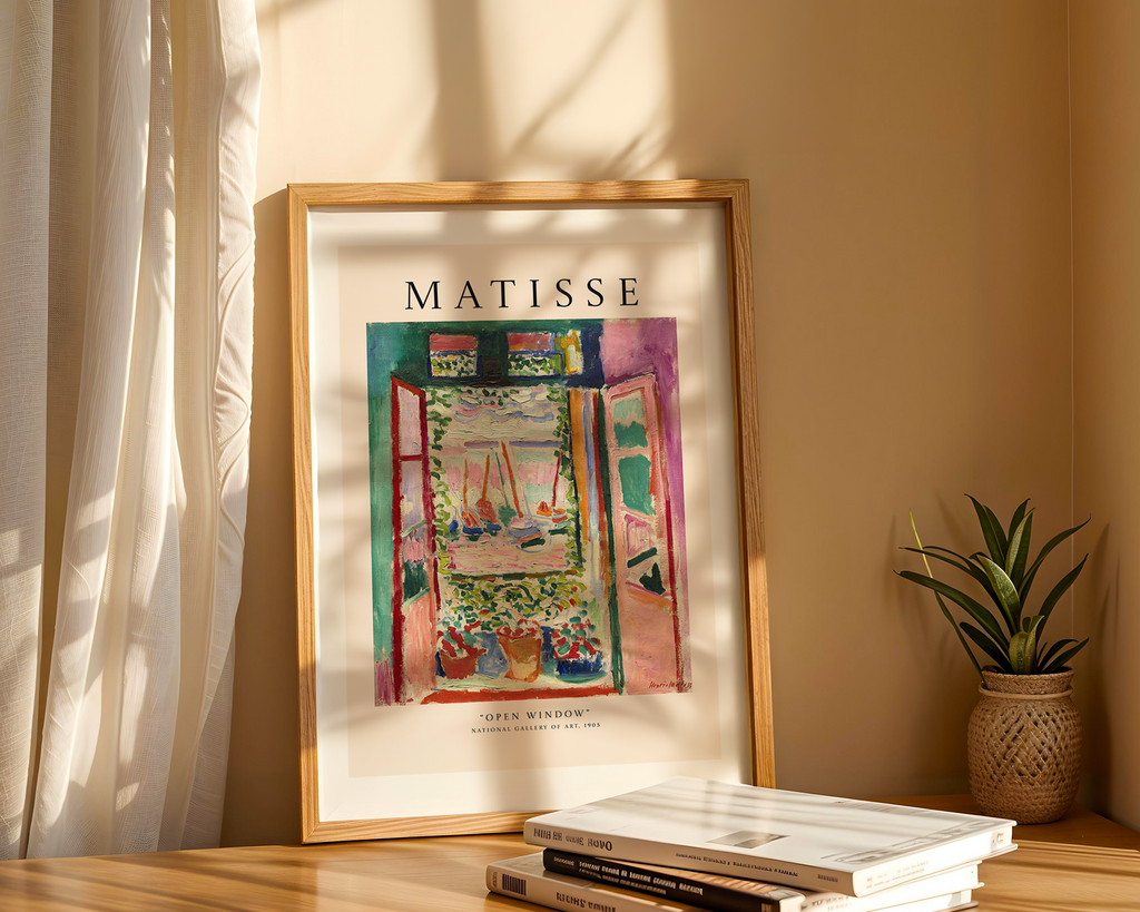 Open Window – Henri Matisse Modern Art Print