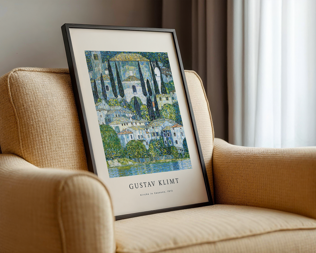 Kirche in Cassone – Gustav Klimt Art Print