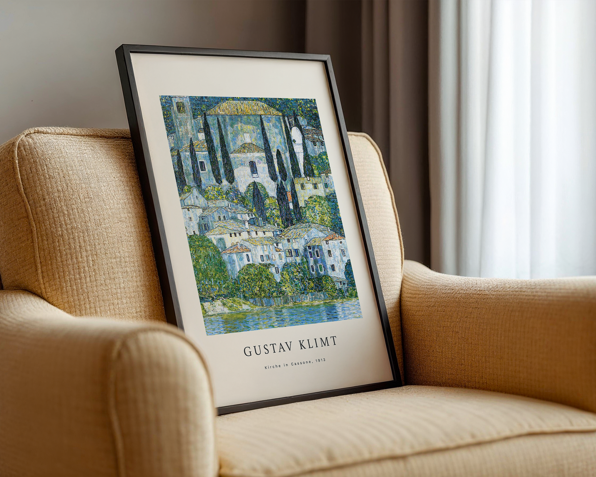 Kirche in Cassone – Gustav Klimt Art Print