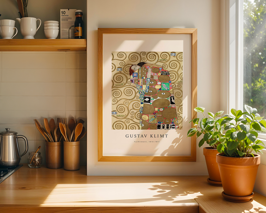 Fulfillment – Gustav Klimt Art Print