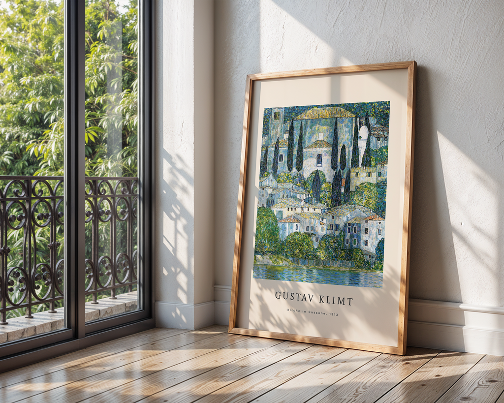 Kirche in Cassone – Gustav Klimt Art Print