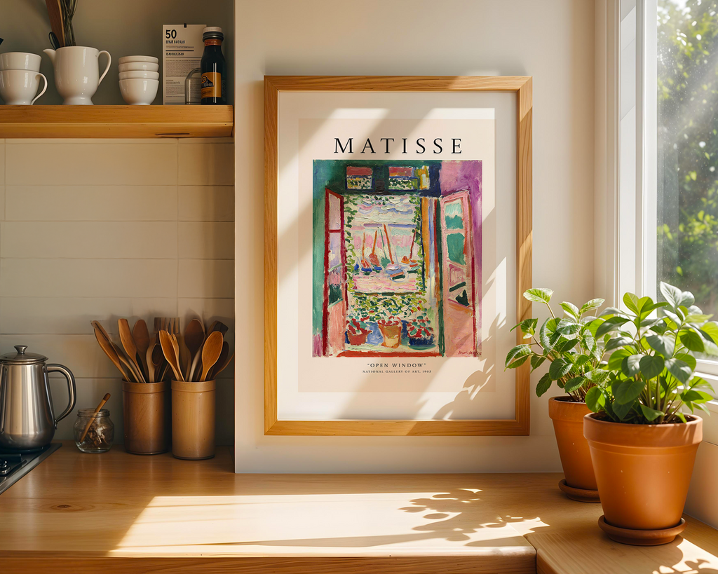 Open Window – Henri Matisse Modern Art Print