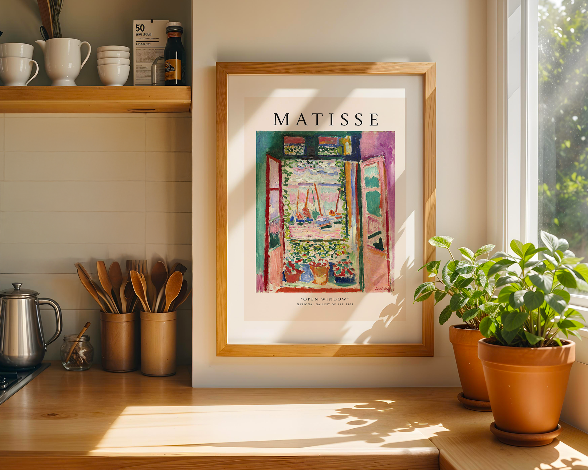 Open Window – Henri Matisse Modern Art Print