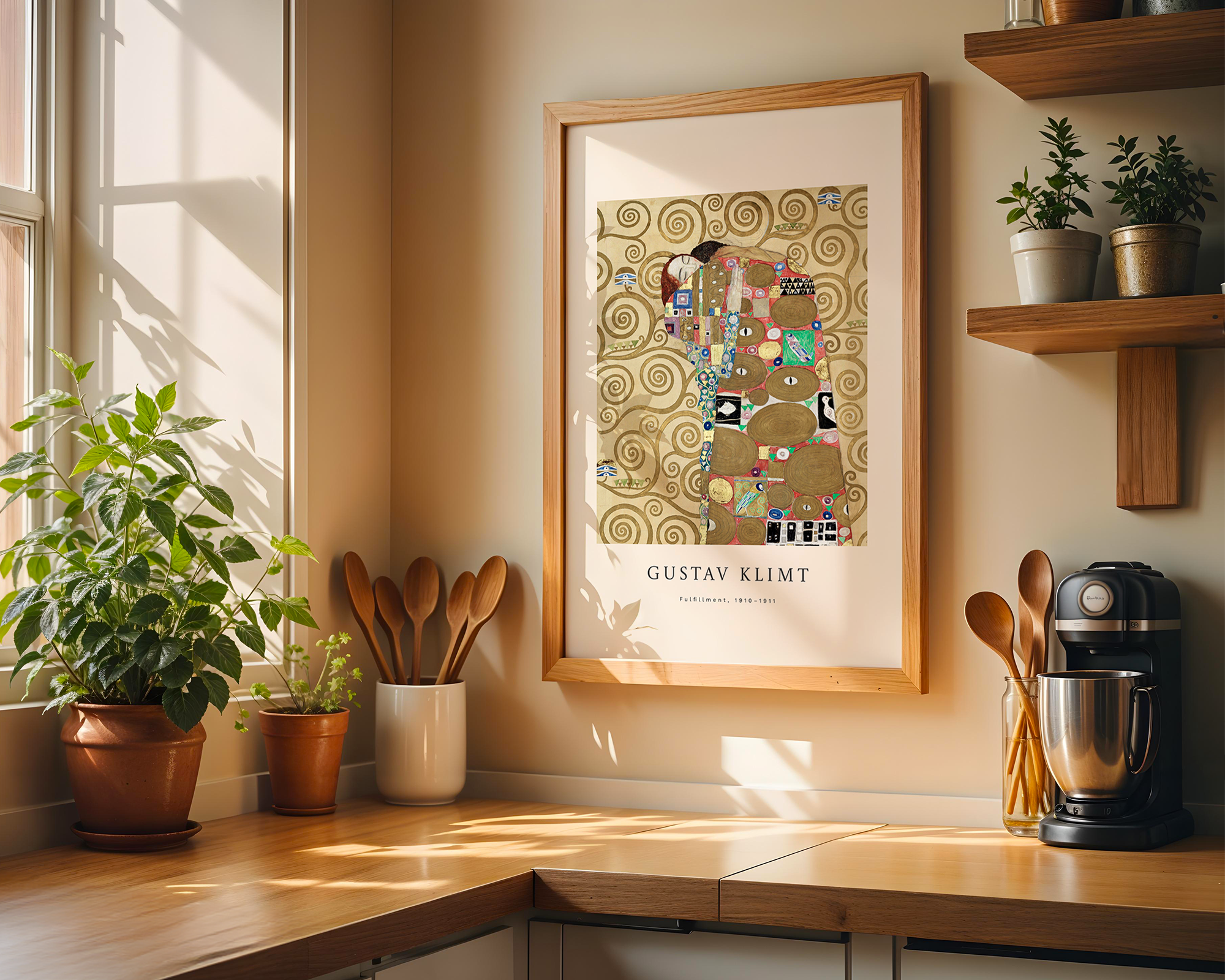 Fulfillment – Gustav Klimt Art Print