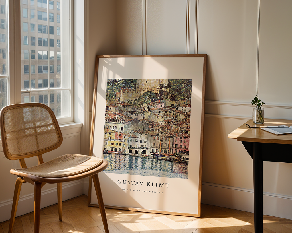 Malcesine am Gardasee – Gustav Klimt Art Print