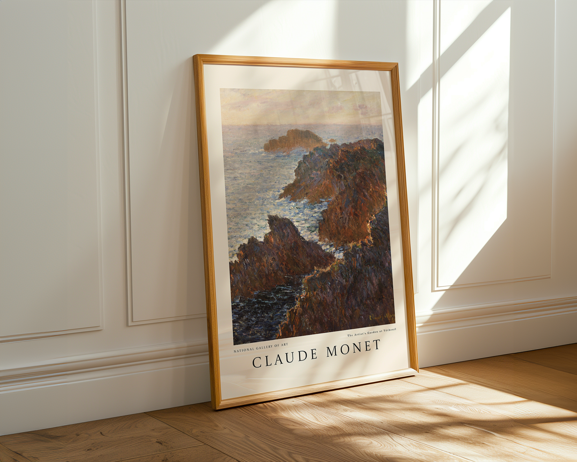 Cliffs at Belle-Île – Claude Monet Art Print