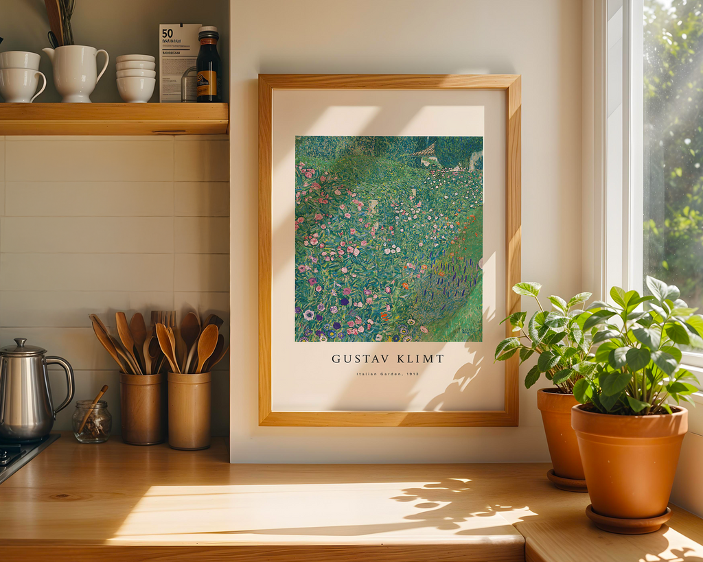 Italian Garden – Gustav Klimt Art Print
