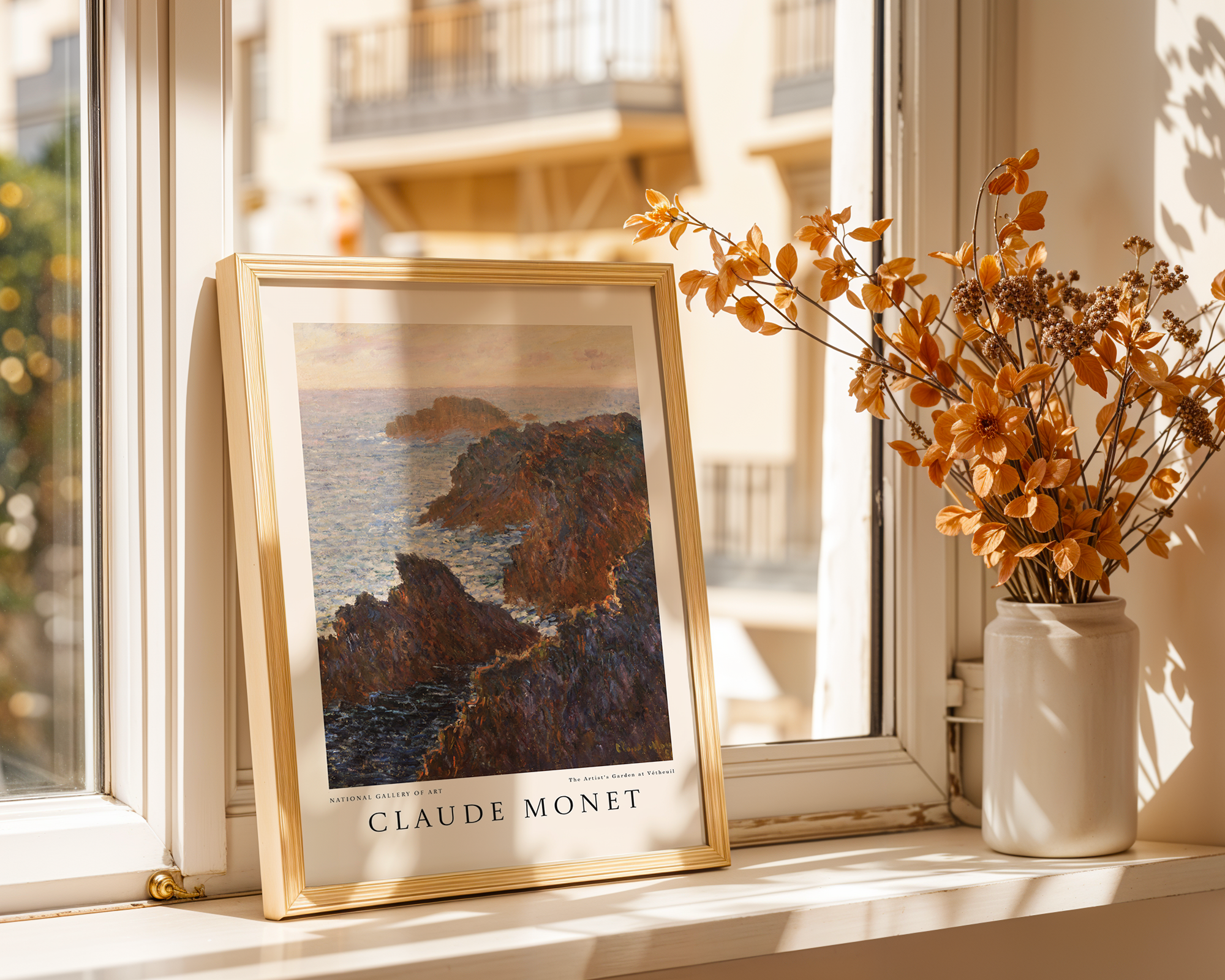 Cliffs at Belle-Île – Claude Monet Art Print