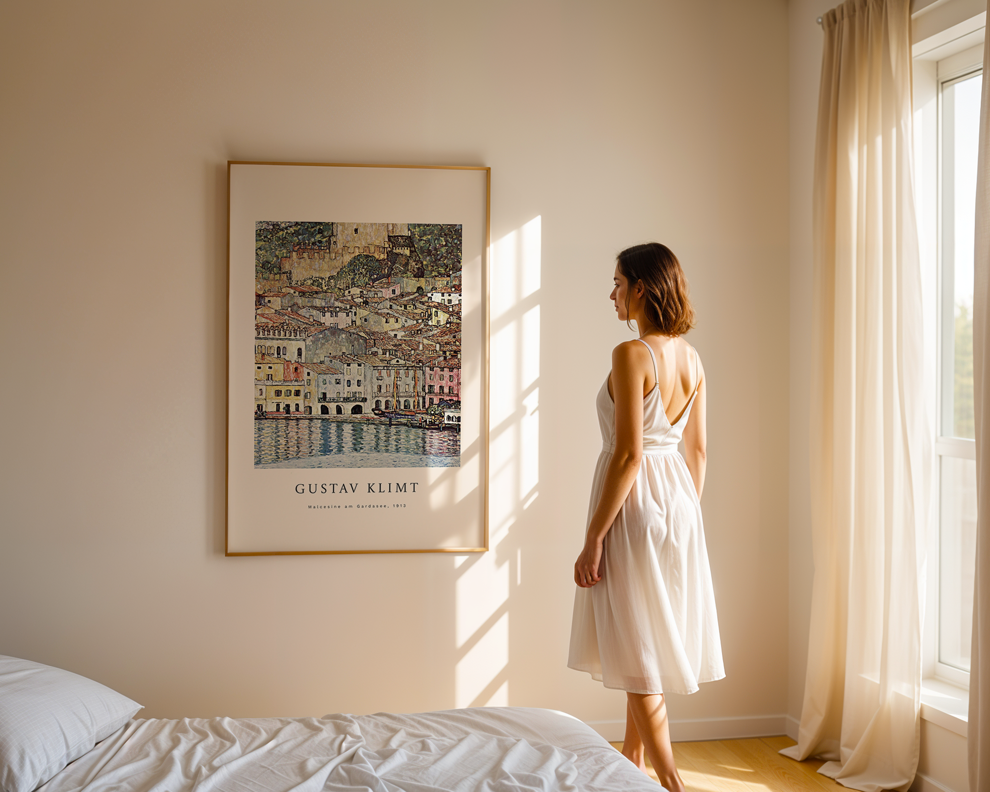 Malcesine am Gardasee – Gustav Klimt Art Print