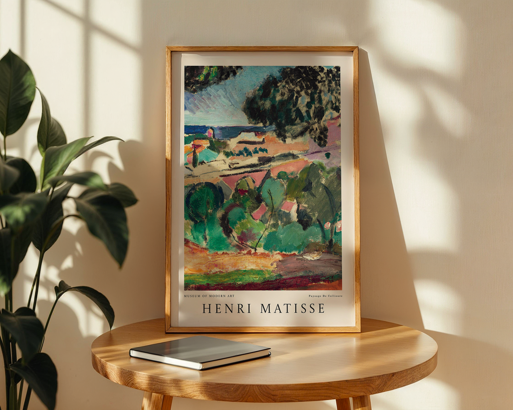 Paysage de Collioure – Henri Matisse Modern Art Print