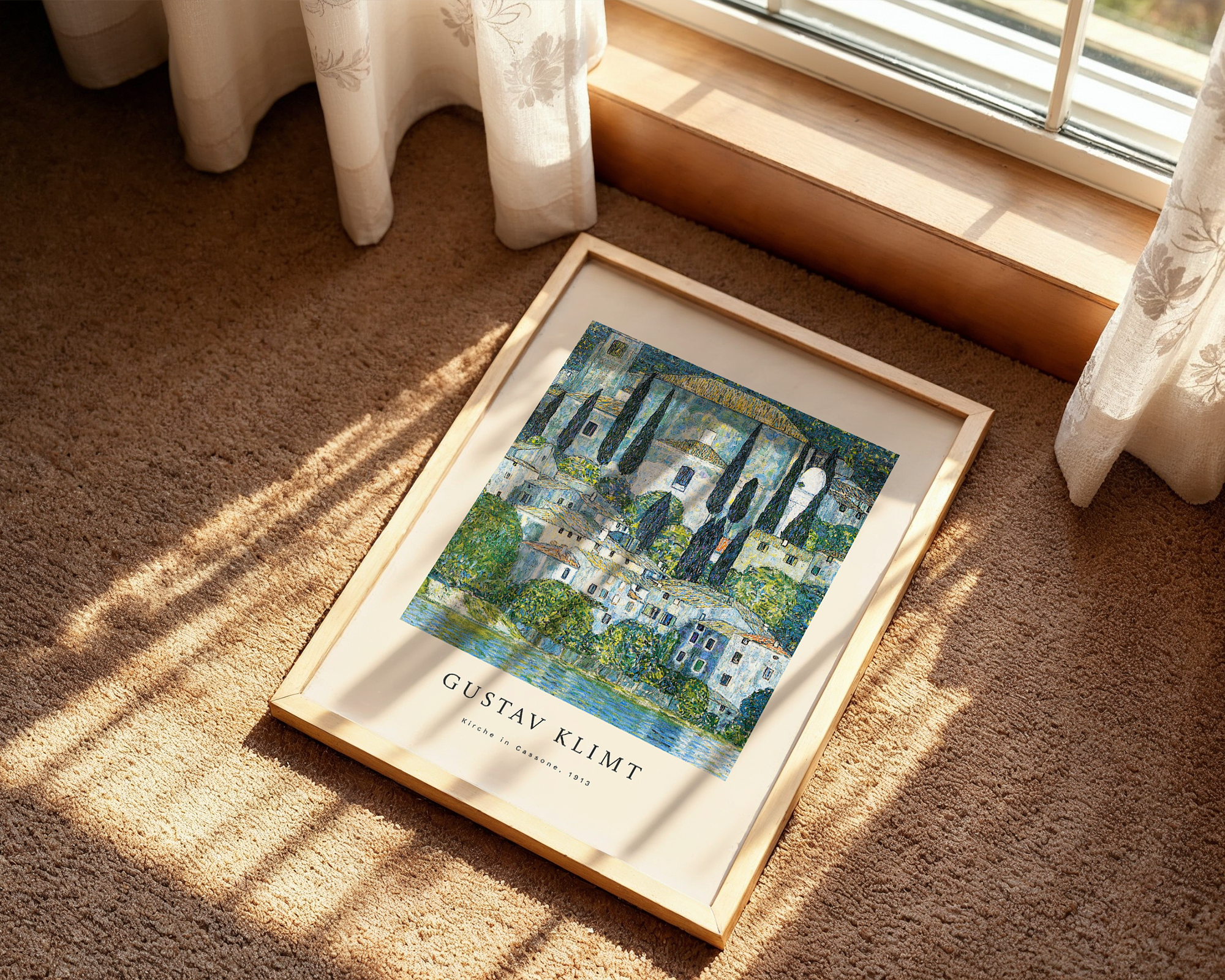 Kirche in Cassone – Gustav Klimt Art Print