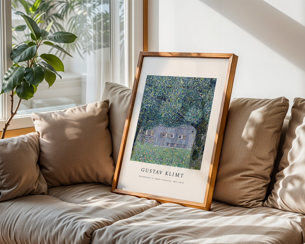 Farmhouse in Upper Austria – Gustav Klimt Art Print