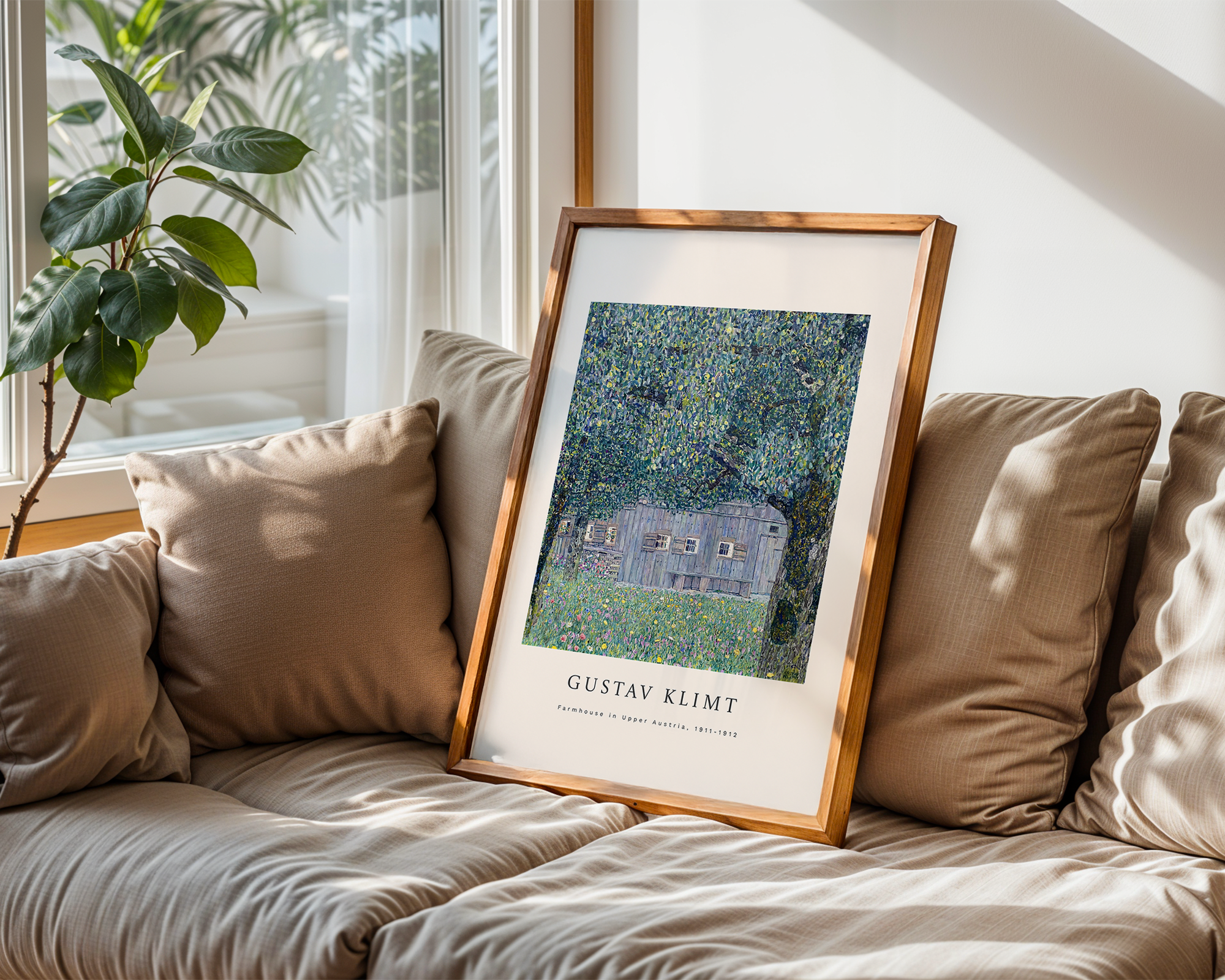 Farmhouse in Upper Austria – Gustav Klimt Art Print