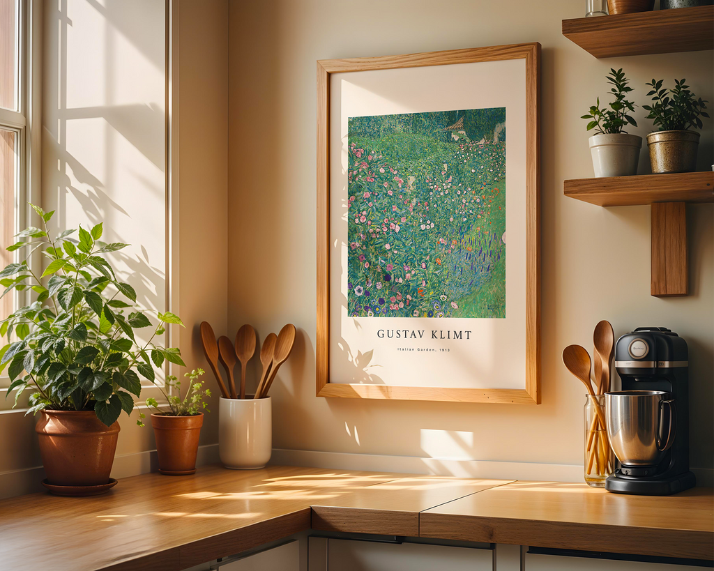 Italian Garden – Gustav Klimt Art Print