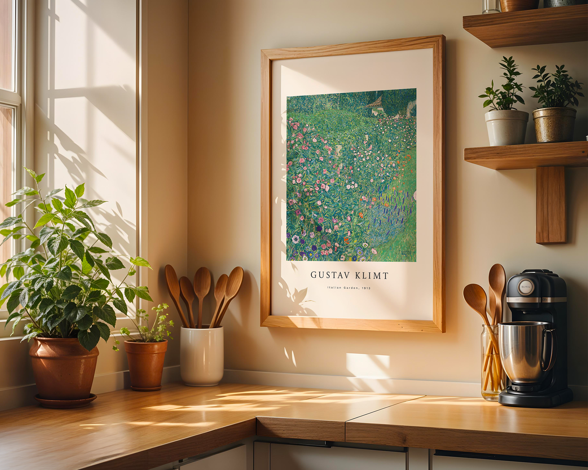 Italian Garden – Gustav Klimt Art Print