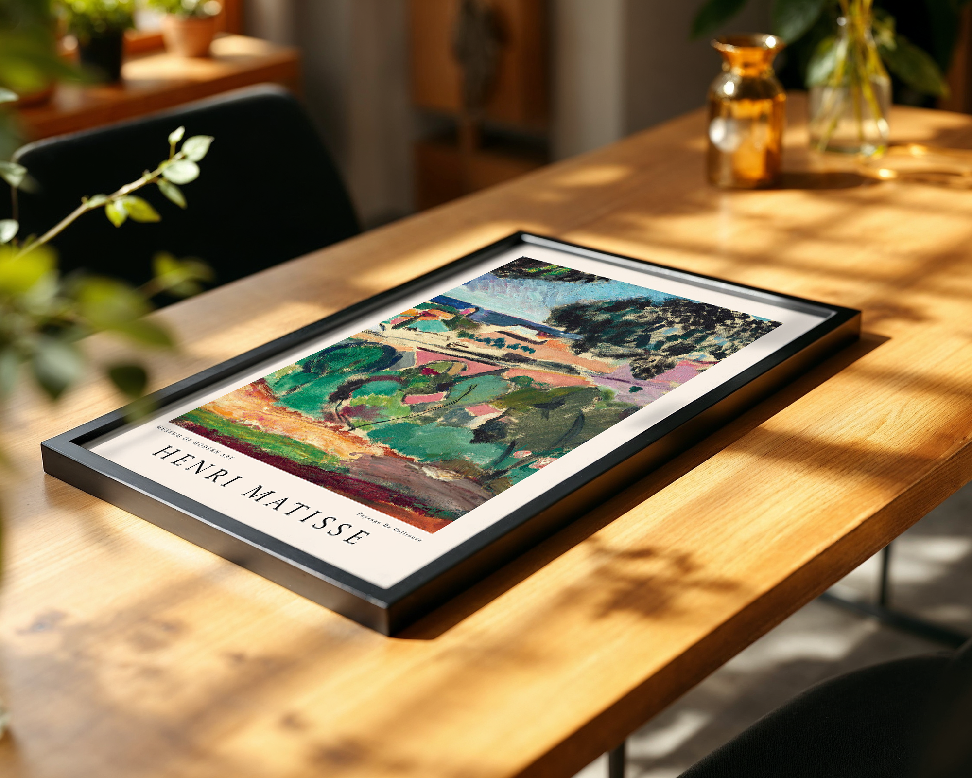 Paysage de Collioure – Henri Matisse Modern Art Print