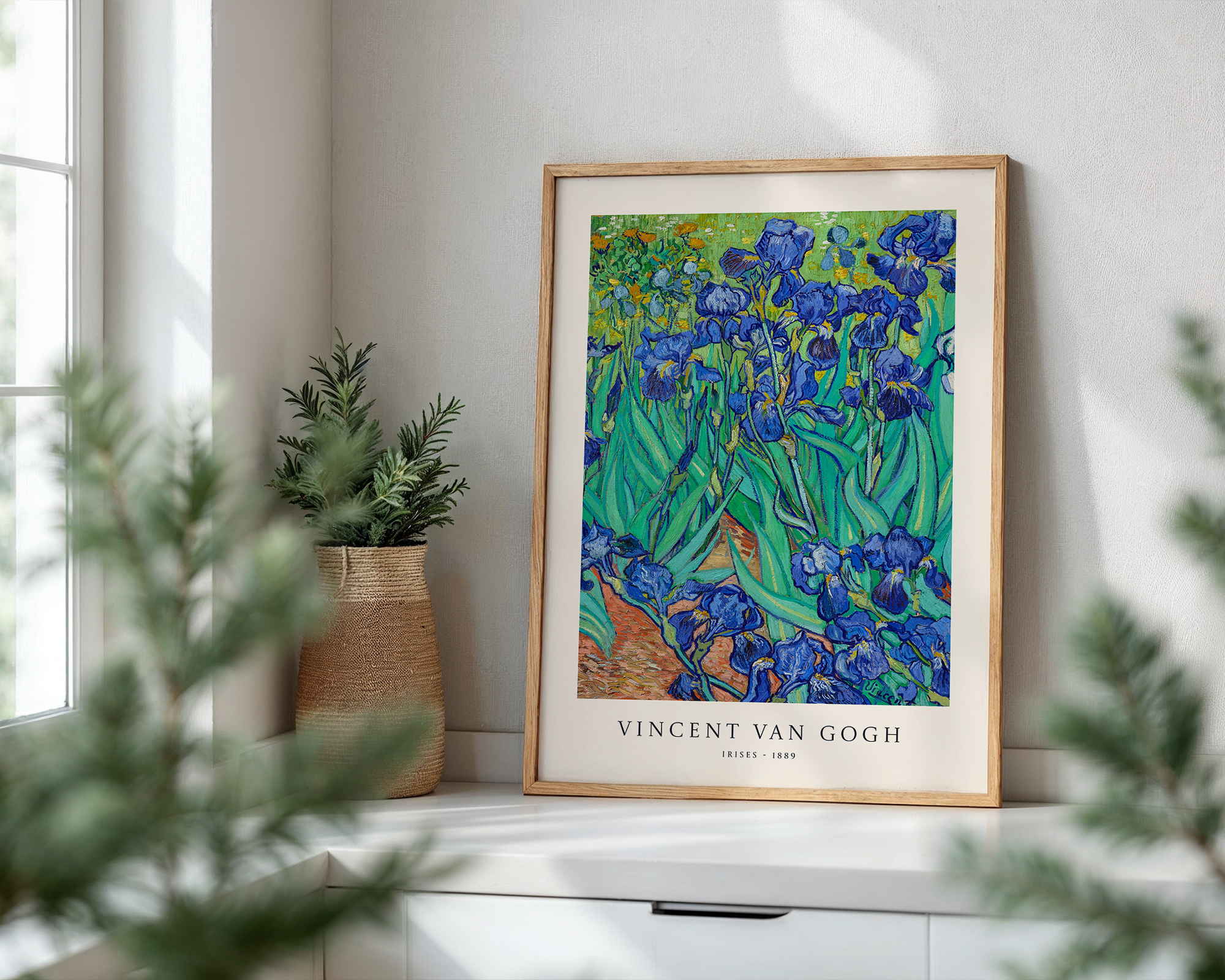 Irises 1889 – Vincent van Gogh Art Print