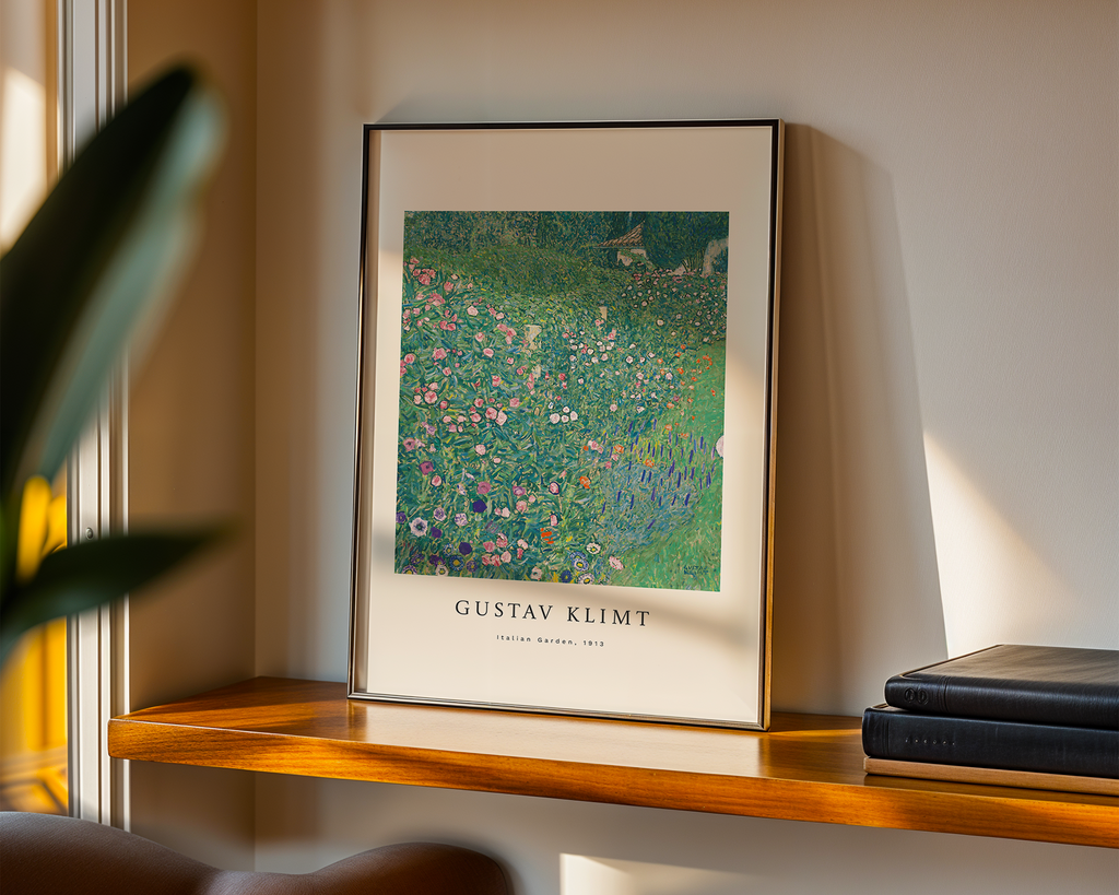 Italian Garden – Gustav Klimt Art Print