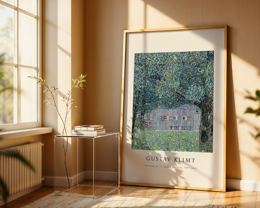 Farmhouse in Upper Austria – Gustav Klimt Art Print