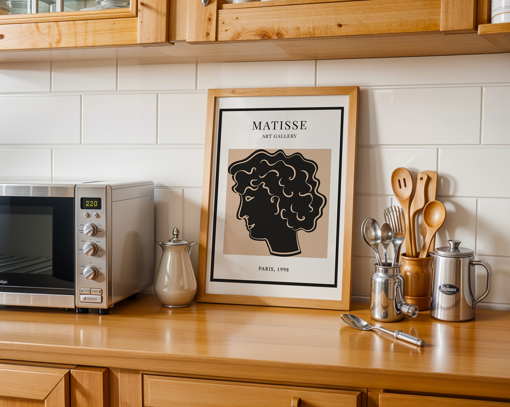 Profile of a Woman – Matisse-Inspired Modern Art Print