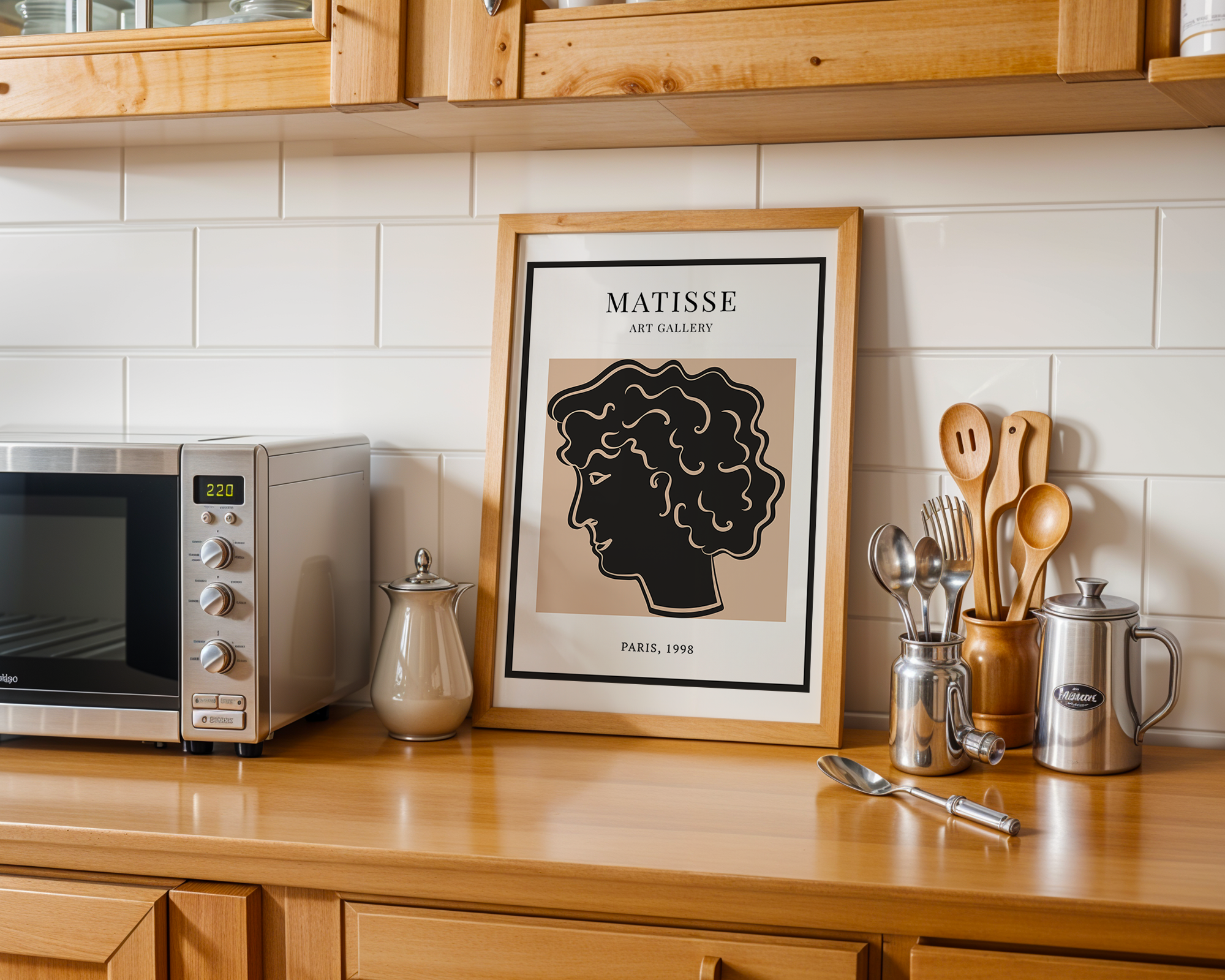 Profile of a Woman – Matisse-Inspired Modern Art Print