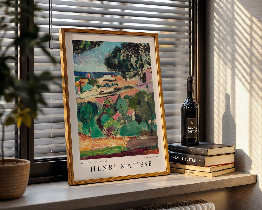 Paysage de Collioure – Henri Matisse Modern Art Print