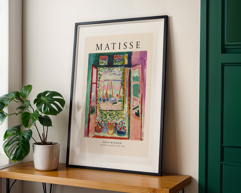 Open Window – Henri Matisse Modern Art Print
